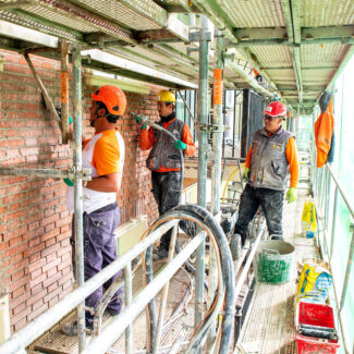 Grupo Strotec - Trabajos - Rehabilitación de fachada, cubierta y patios