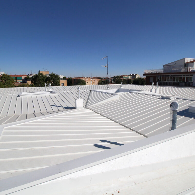 Grupo Strotec - Trabajos - Cubierta calle Madrid 115 Getafe