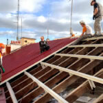 Grupo Strotec - Trabajos - Rehabilitación de cubierta en calle Cavanilles 7 (Madrid)