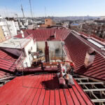 Grupo Strotec - Trabajos - Rehabilitación de cubierta en calle Cavanilles 7 (Madrid)