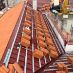 Grupo Strotec - Trabajos - Rehabilitación de cubierta en calle Cavanilles 7 (Madrid)