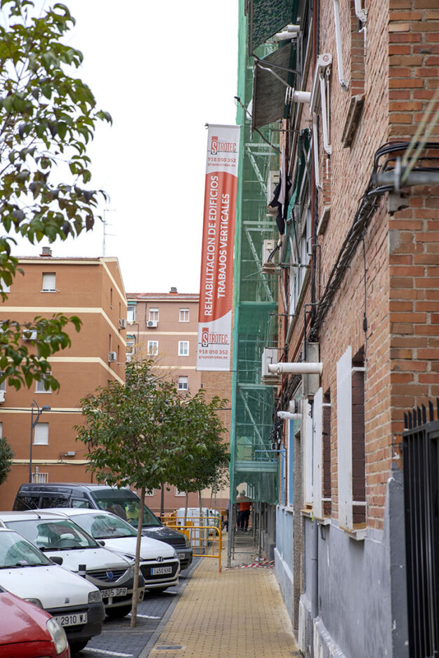 Grupo Strotec - Trabajos - Rehabilitación de edificio en calle Crisantemo
