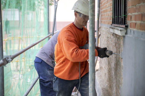 Grupo Strotec - Trabajos - Rehabilitación de edificio en calle Crisantemo