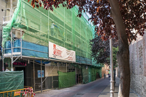 Grupo Strotec - Trabajos - Rehabilitación de fachada calle Felipe Estévez Getafe