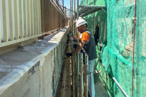 Grupo Strotec - Trabajos - Rehabilitación de fachada calle Felipe Estévez Getafe