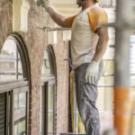 Grupo Strotec - Trabajos - Rehabilitación de fachada y patios interiores en Santa Engracia 163