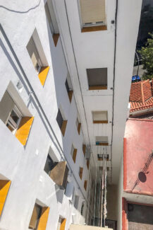 Grupo Strotec - Trabajos - Rehabilitación de fachada y patios interiores en Santa Engracia 163