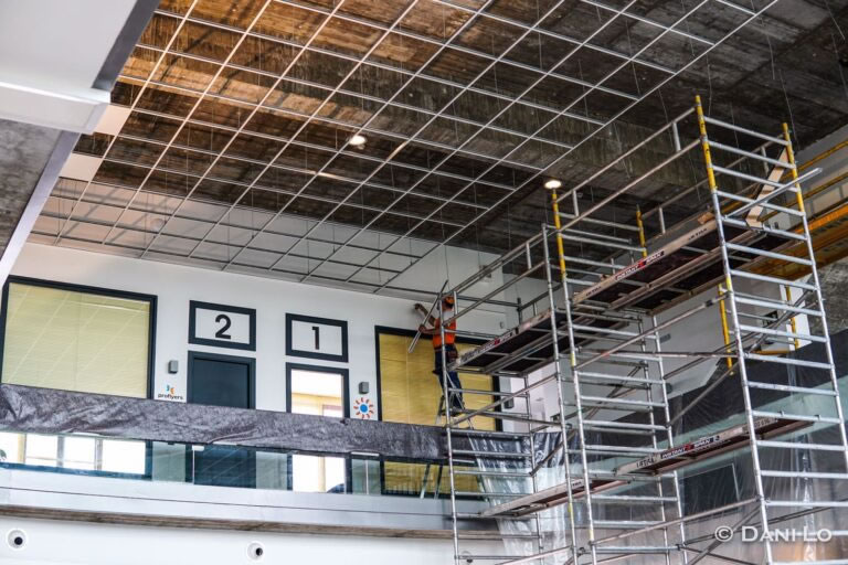 Grupo Strotec - Trabajos - Trabajo de mejora acústica en el Túnel de Viento Madrid Fly de Las Rozas