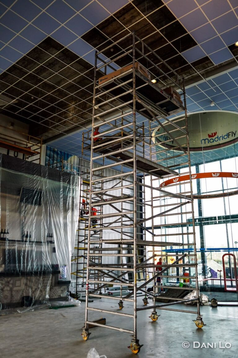 Grupo Strotec - Trabajos - Trabajo de mejora acústica en el Túnel de Viento Madrid Fly de Las Rozas